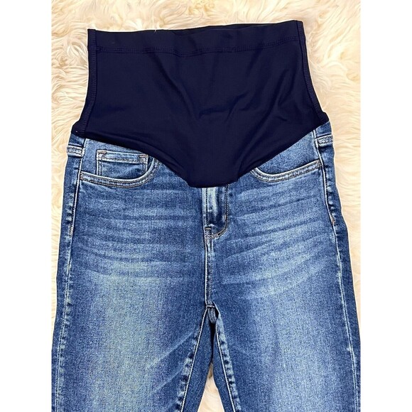 Pinkblush Medium Wash Stretch Skinny Maternity Jeans size 25 Blue - Picture 5 of 11